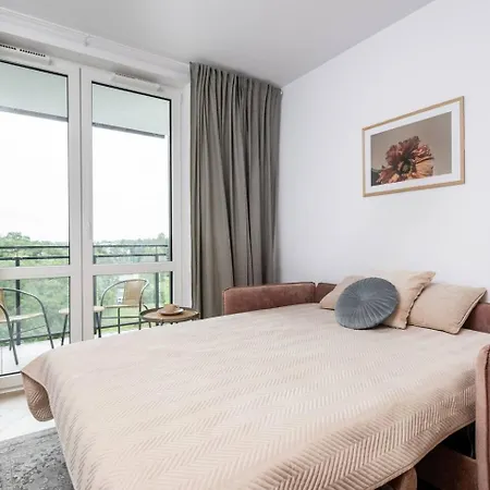 Rosette With Ac And Balcony Wiktoryn Apartment Warsaw